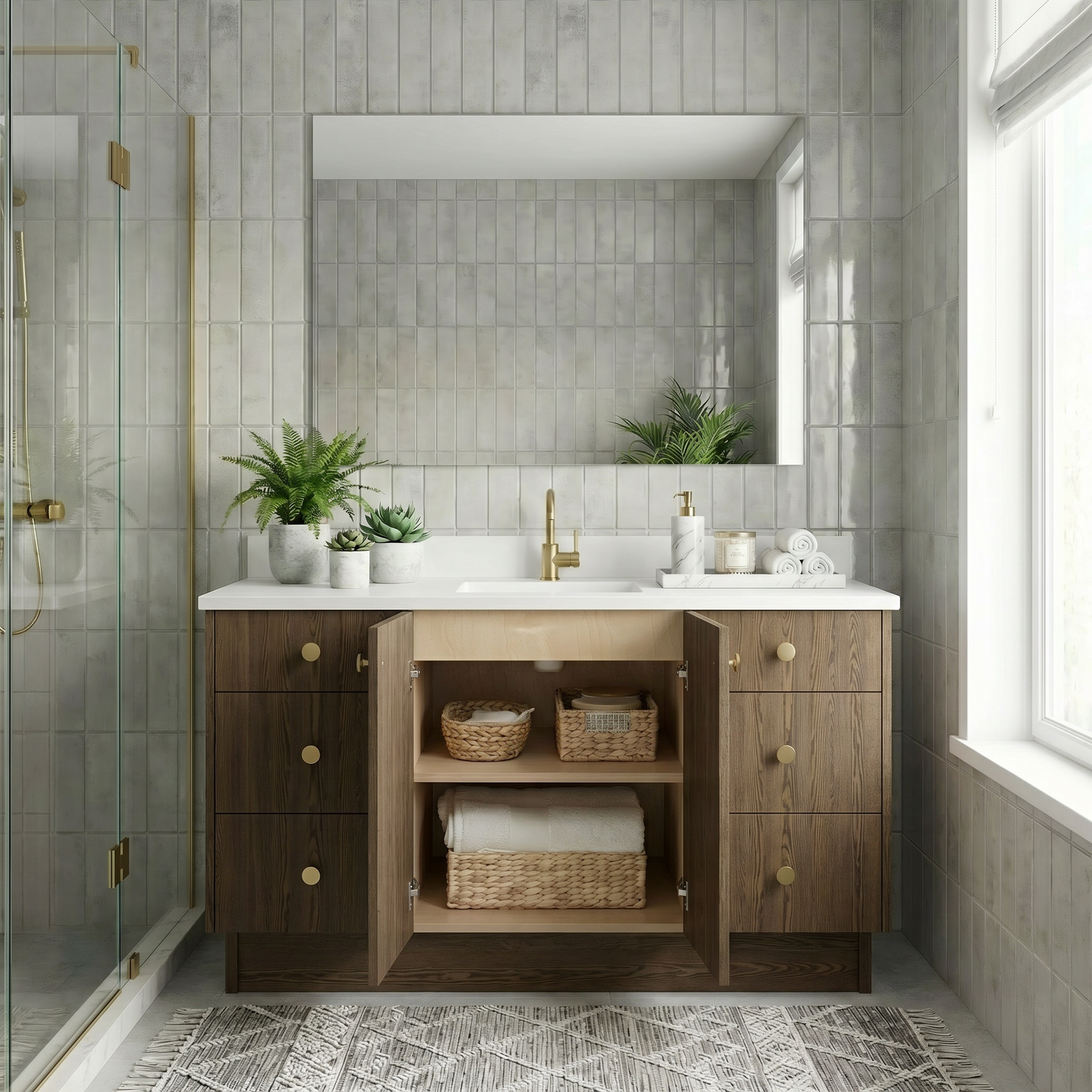 60" Cinnamon Triba Vanity – Single Sink