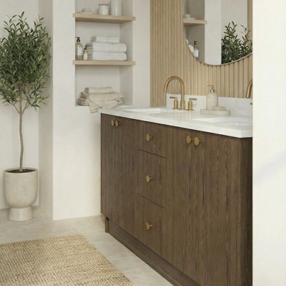 72" Cinnamon Triba Vanity – Double Sink