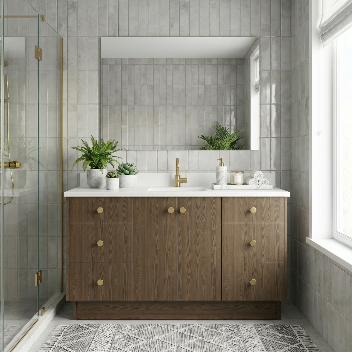 60" Cinnamon Triba Vanity – Single Sink