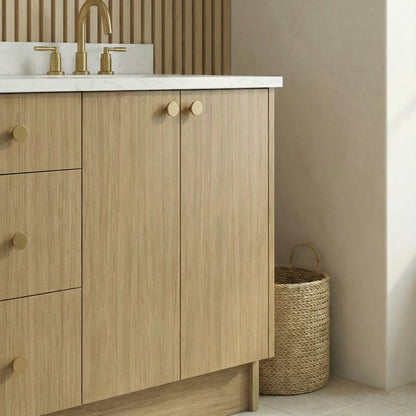 72" Sahara Oak Vanity – Double Sink