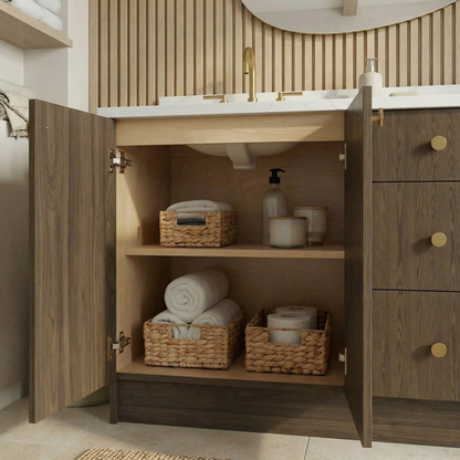 72" Cinnamon Triba Vanity – Double Sink