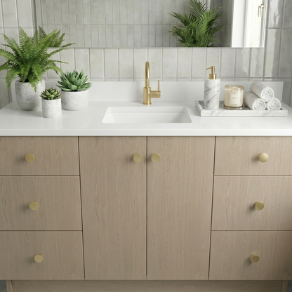 60" Manhattan Oak Vanity – Single Sink