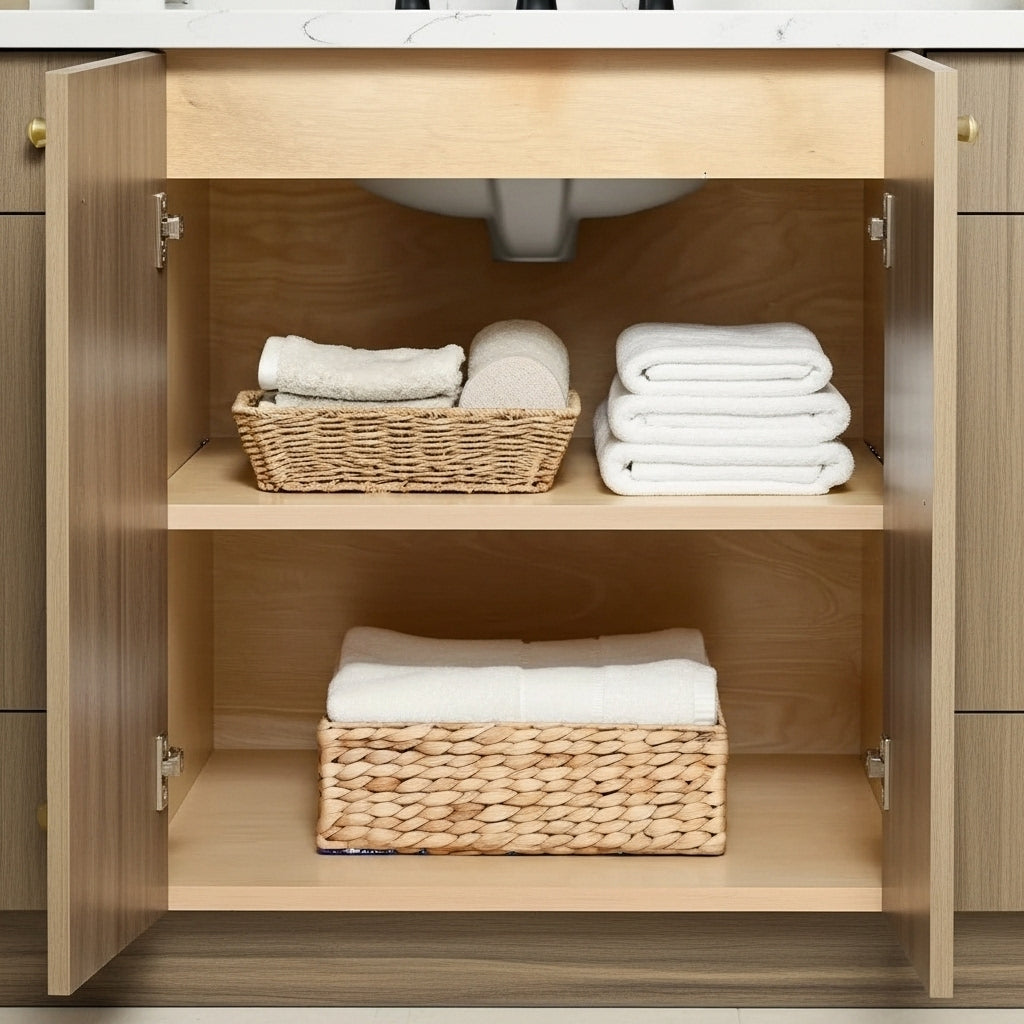 60" Frozen Walnut Vanity – Single Sink